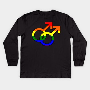 Gay Pride Kids Long Sleeve T-Shirt